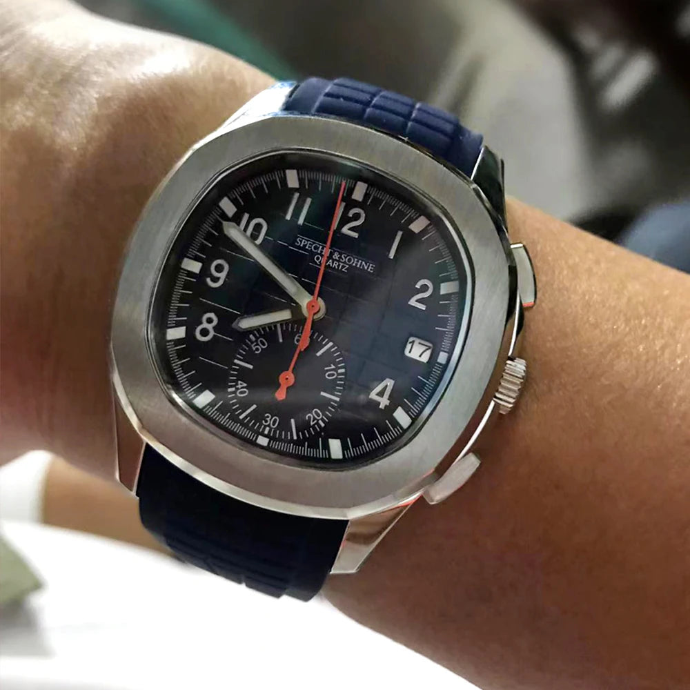 Specht & Söhne New Classic Sports Watch — Chronograph-Style Dial, 50M Waterproof [Multiple Colour Choices]