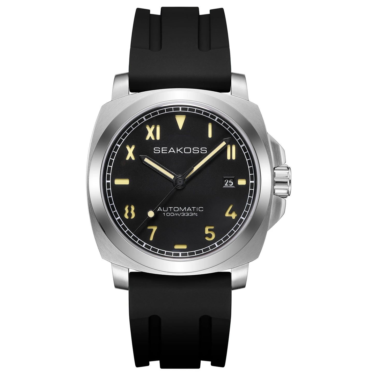 Genuine Seagull Automatic — SEAKOSS ST1612 Diver Watch, Sapphire, 100M [Colour Options]