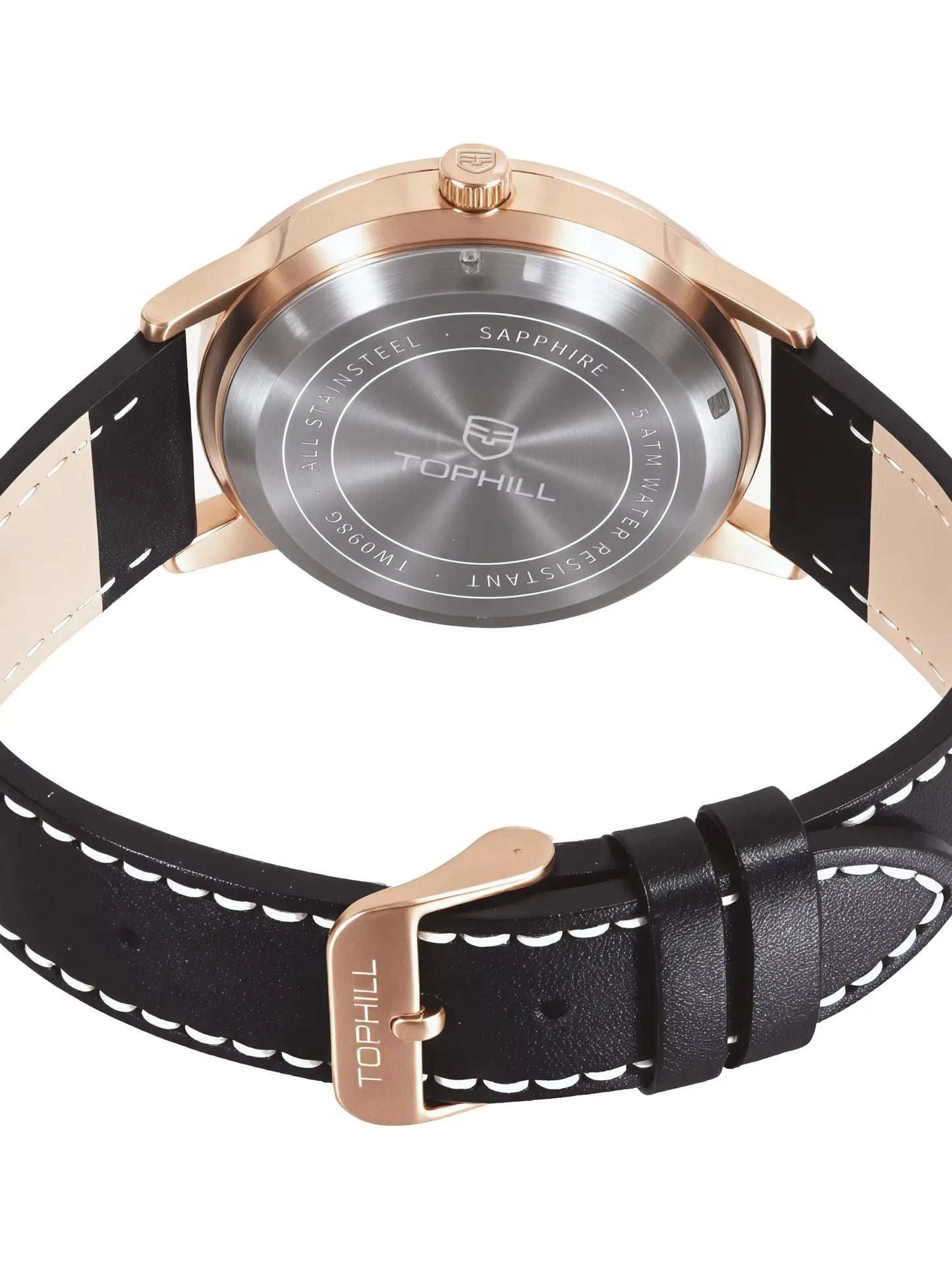 Stunning Vintage Style — TOPHILL TW098G Watch, Genuine Miyota Movement, Sapphire [Colour Options]