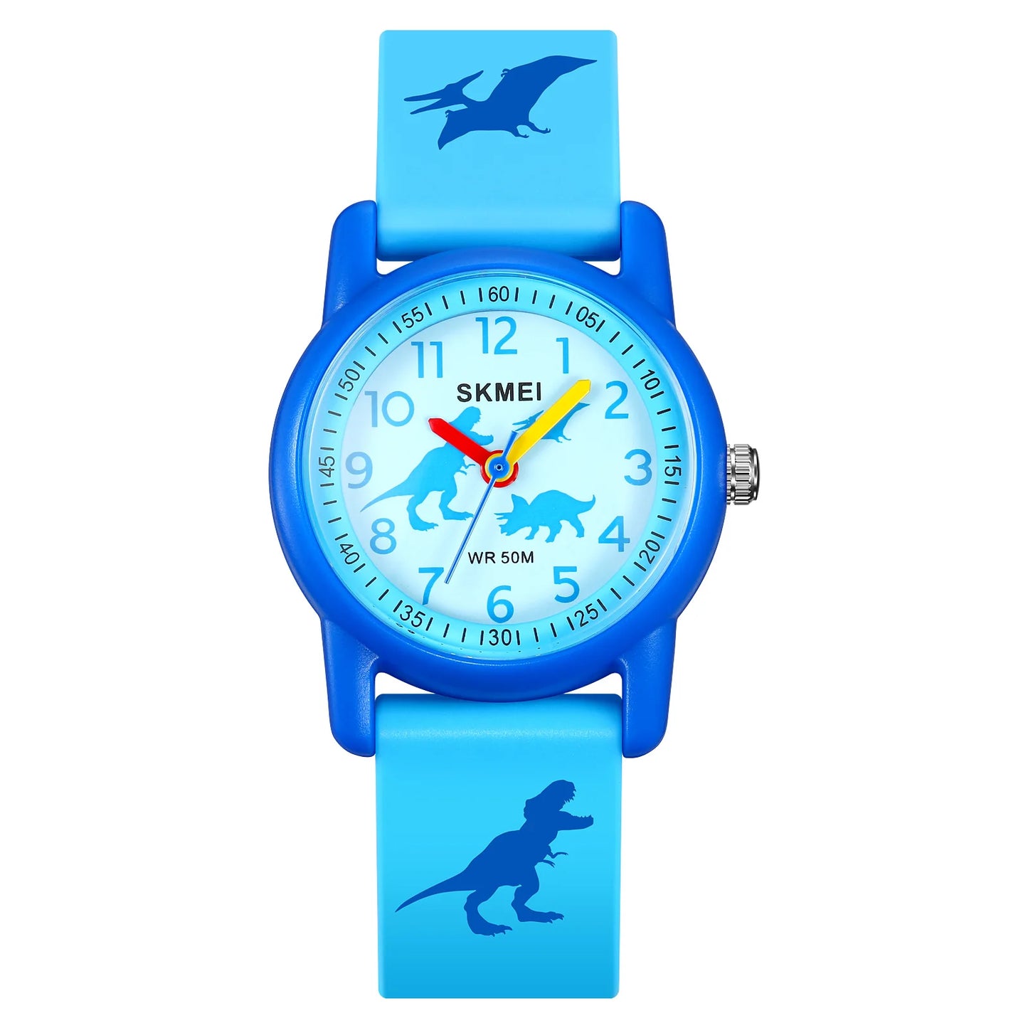 Beautiful SKMEI Kids Watch — 50m Waterproof, Boys & Girls [Colour & Cartoon Options]