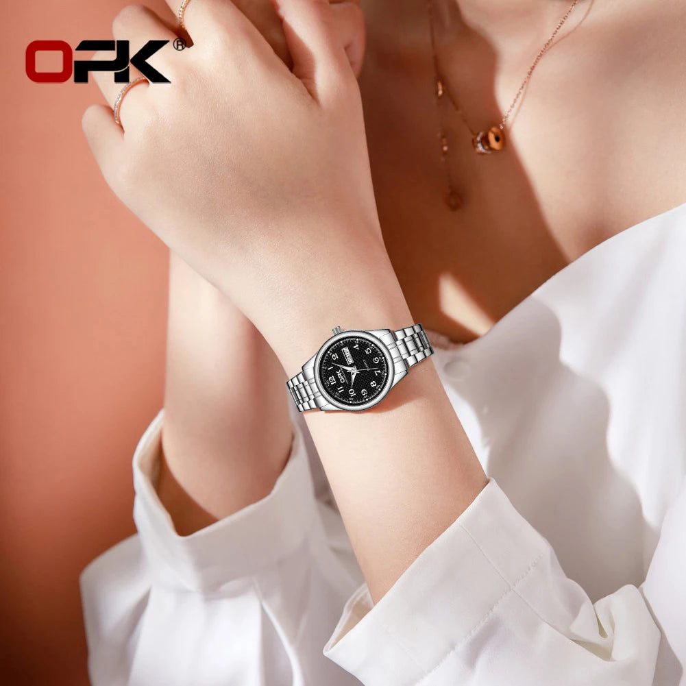 Stunning OPK 8110 — Timeless Women's Watch, Double Calendar, Perfect Everyday Gift