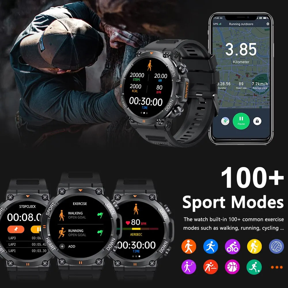 MEVADEN Mens Smartwatch — Everyday Smart, Zero Complications with real watch looks [Colour Options]
