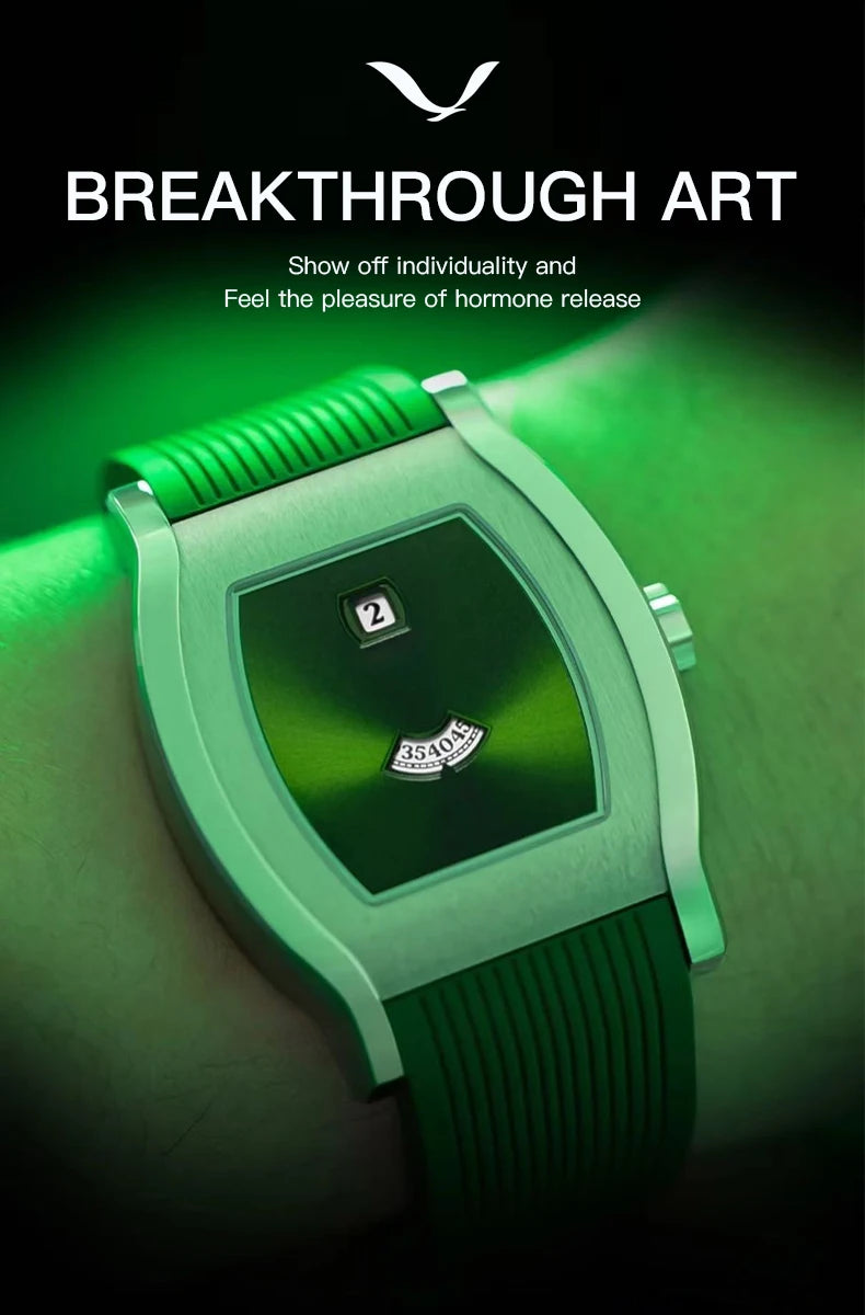 Specht & Söhne SP00031 — Genuine Jump Hour Automatic, Sapphire Crystal, Oval Case [Colour Options]