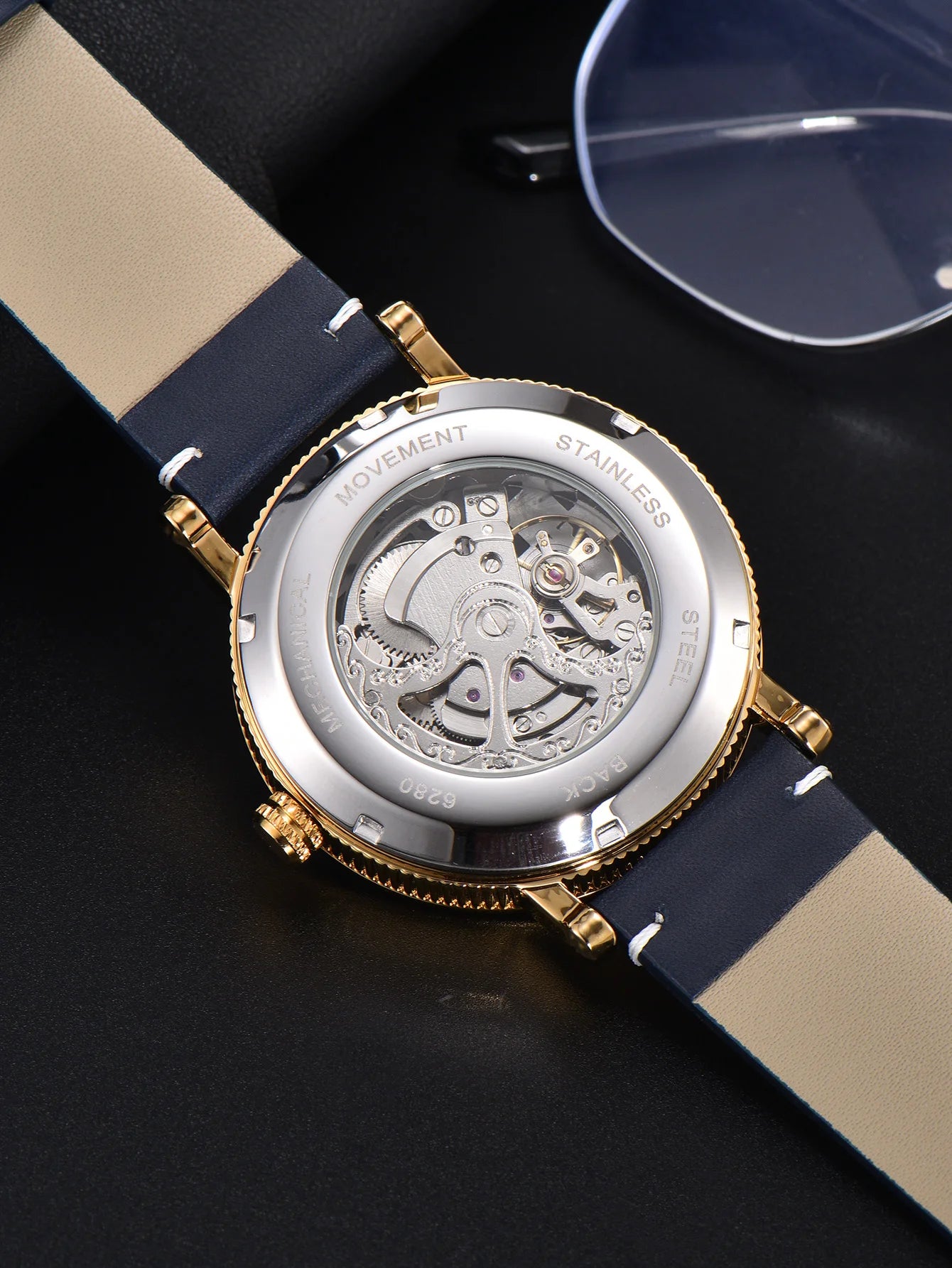 Check, Mate — Bold Chess Board Skeleton Automatic Watch [Colour / Dial Option]