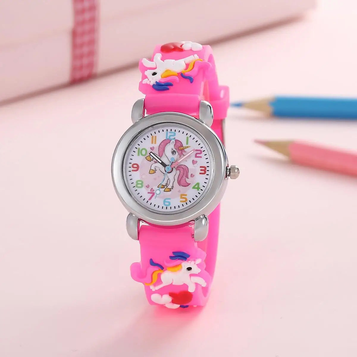 Colourful Unicorn Watch for Girls — Fun Everyday Watch [Colour Choices]