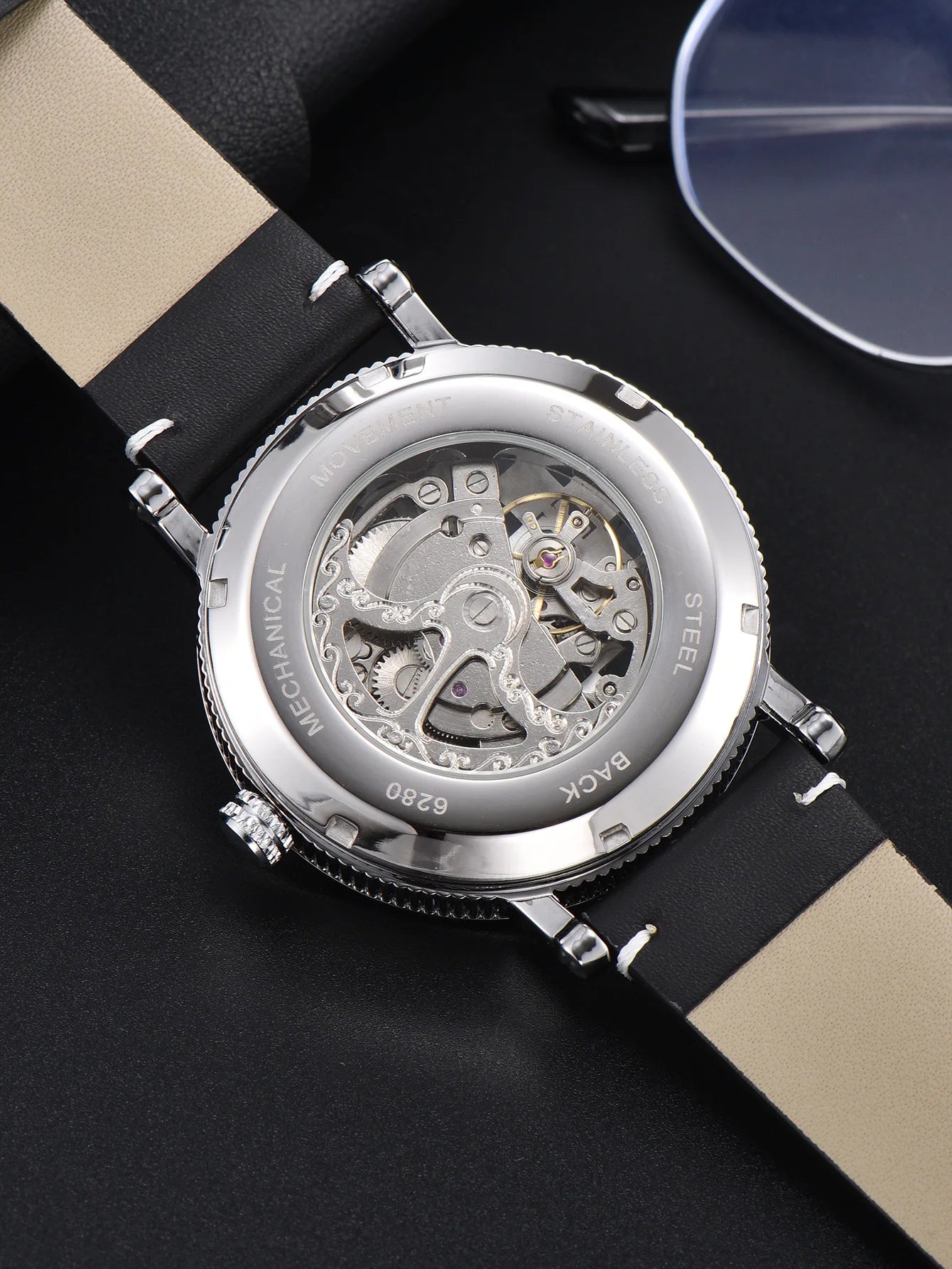 Check, Mate — Bold Chess Board Skeleton Automatic Watch [Colour / Dial Option]