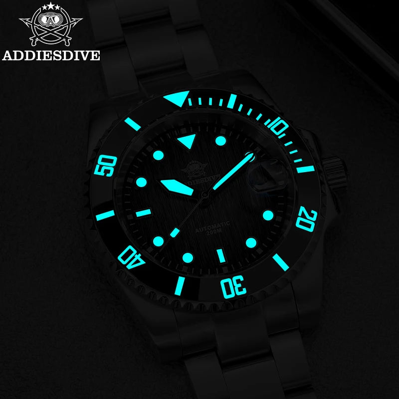 Addiesdive AD2536 — Popular Miyota Automatic Diver Watch, 200m Water Resistance [Colour Options]