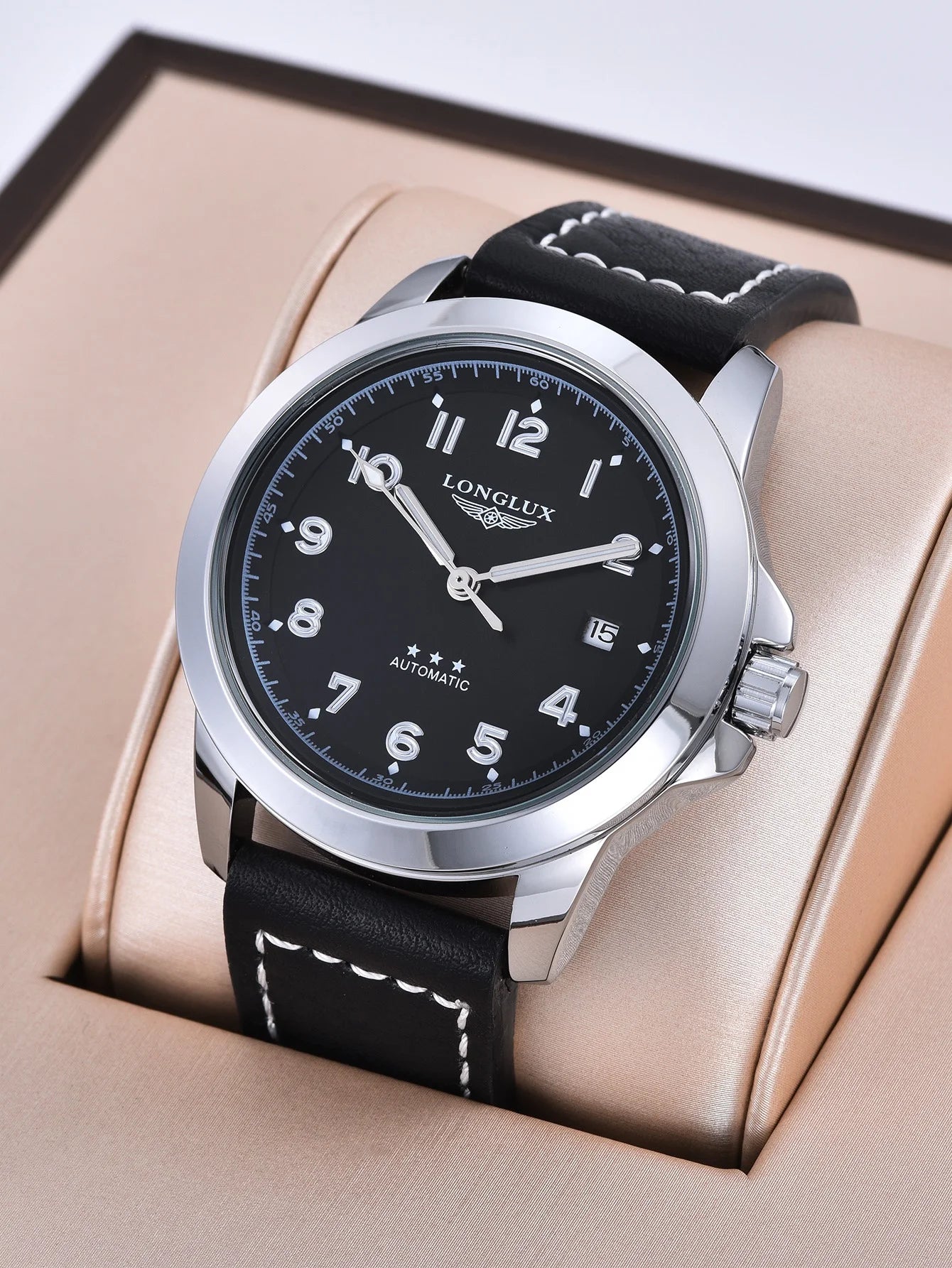 Stunner with low cost LONGLUX Automatic Fashion Watch — Vibrant Colour Options