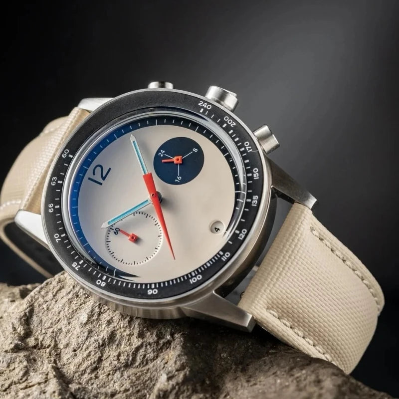 Mens CILOA Quartz Timer Dress Watch — Simplistic Design with Classic Good Looks, Zero Fuss