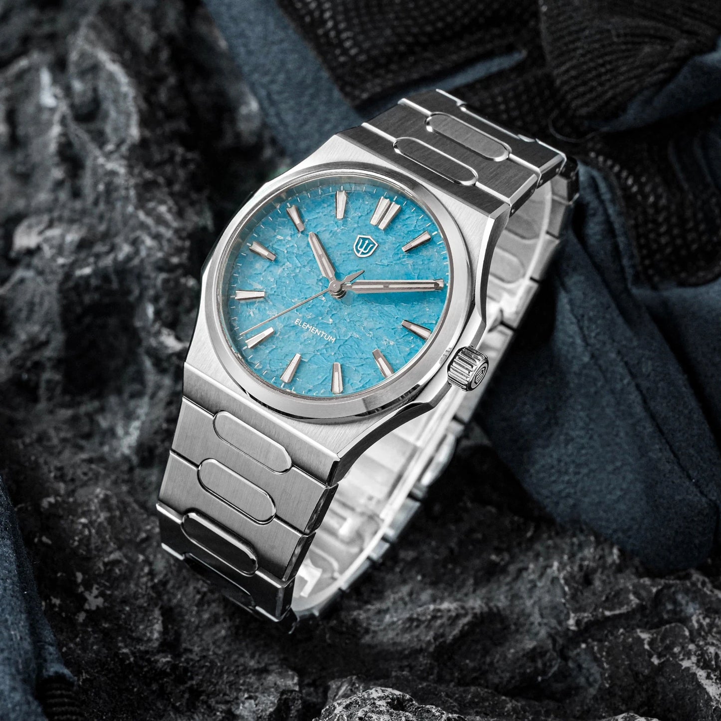 Premium Watchdives WD0016B — Stunning Faceted Natural Stone Dial, Sweeping Quartz [Multiple Colour Choices]