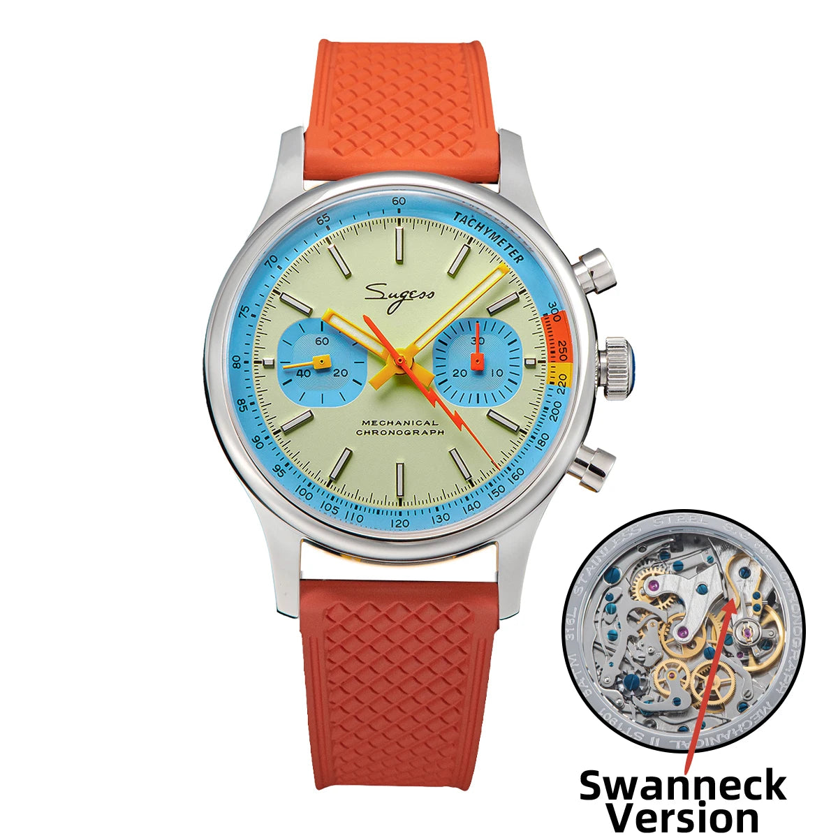 Built for the Cockpit — Sugess ST19 Swanneck Chronograph, Hand Wind, Sapphire