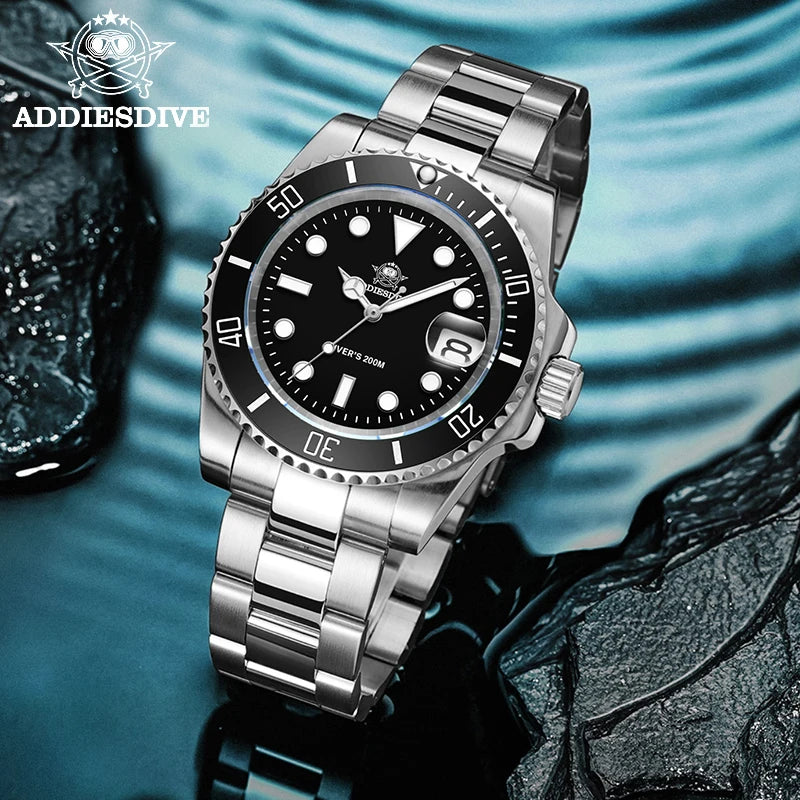 The Real Deal — ADDIESDIVE Quartz Diver, Genuine 200m Waterproof, Japanese Movement