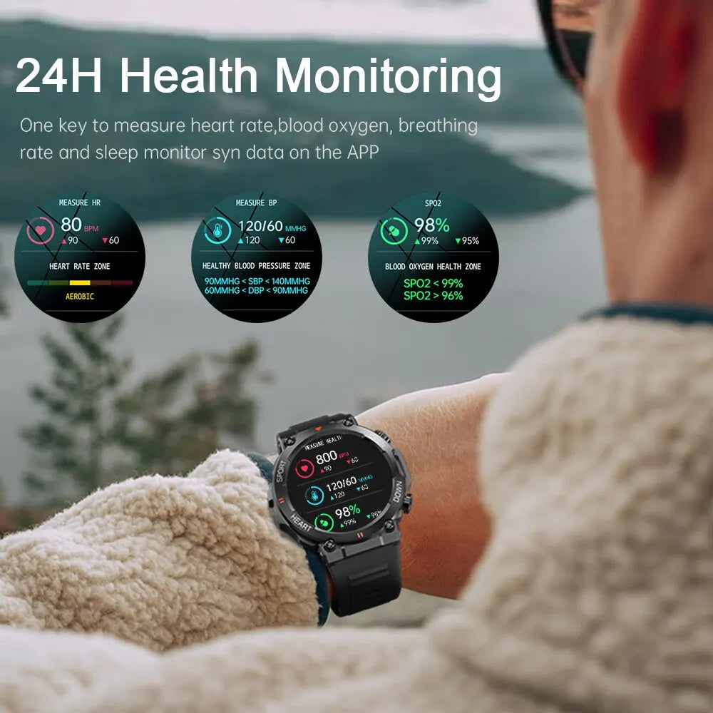 MEVADEN Mens Smartwatch — Everyday Smart, Zero Complications with real watch looks [Colour Options]
