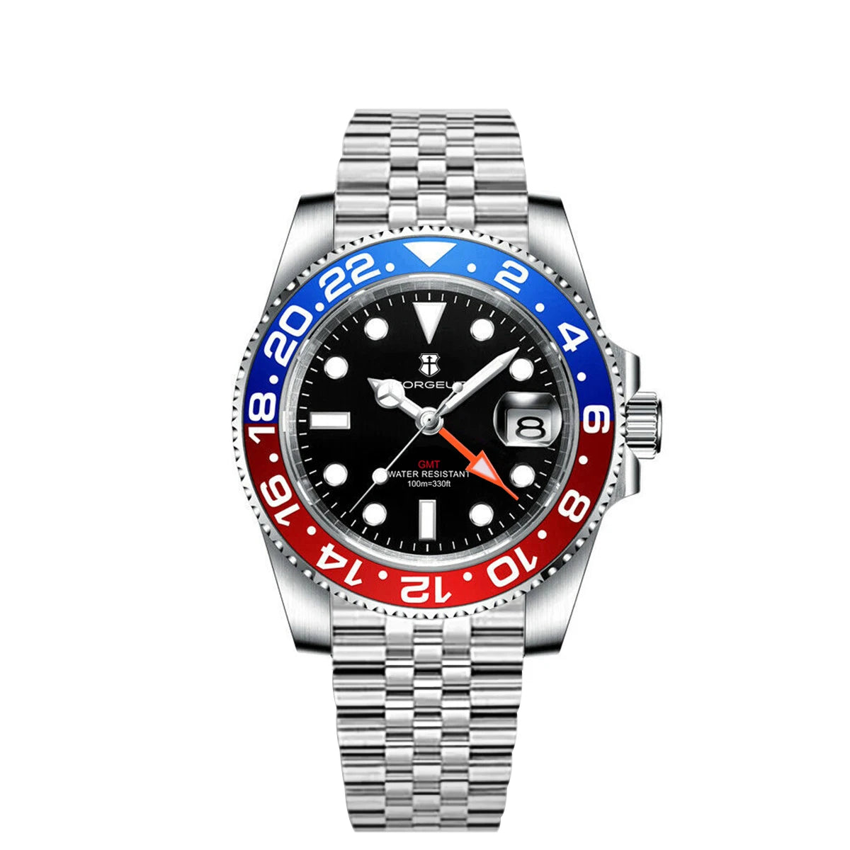 Corgeut GMT Quartz Diver Watch — Iconic Dive Watch Looks, Ceramic Bezel, Unbeatable Value [Multiple Strap & Colour Options]