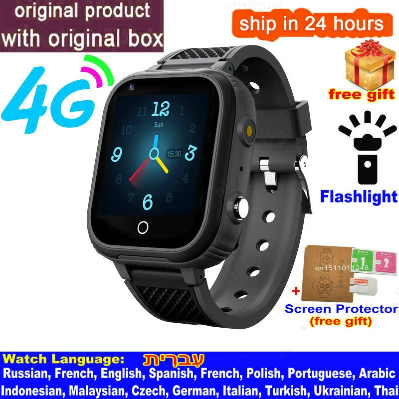 Peace of Mind on Their Wrist — 4G Kids Smart Watch, GPS Tracker, Video Calling & SOS