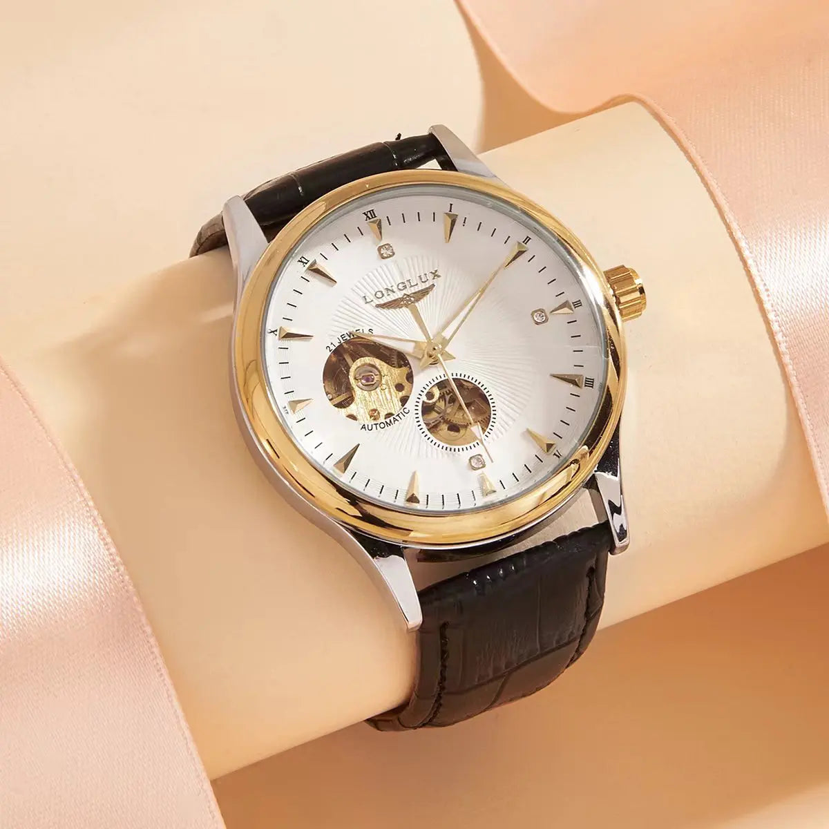 Classic Dress Watch — Automatic, Open Heart Dial, Exhibition Case Back, Roman Numerals [Colour Options]
