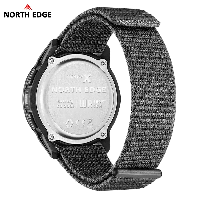 Mens NORTH EDGE TERRAX Digital Sports & Lifestyle Watch — Everyday Ready, Built for Adventure