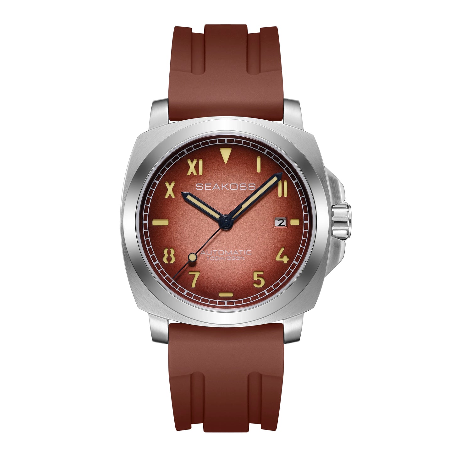 Genuine Seagull Automatic — SEAKOSS ST1612 Diver Watch, Sapphire, 100M [Colour Options]