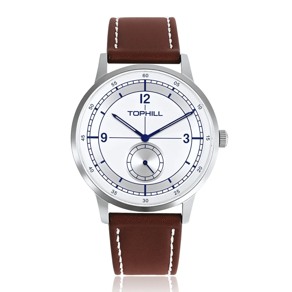 Stunning Vintage Style — TOPHILL TW098G Watch, Genuine Miyota Movement, Sapphire [Colour Options]