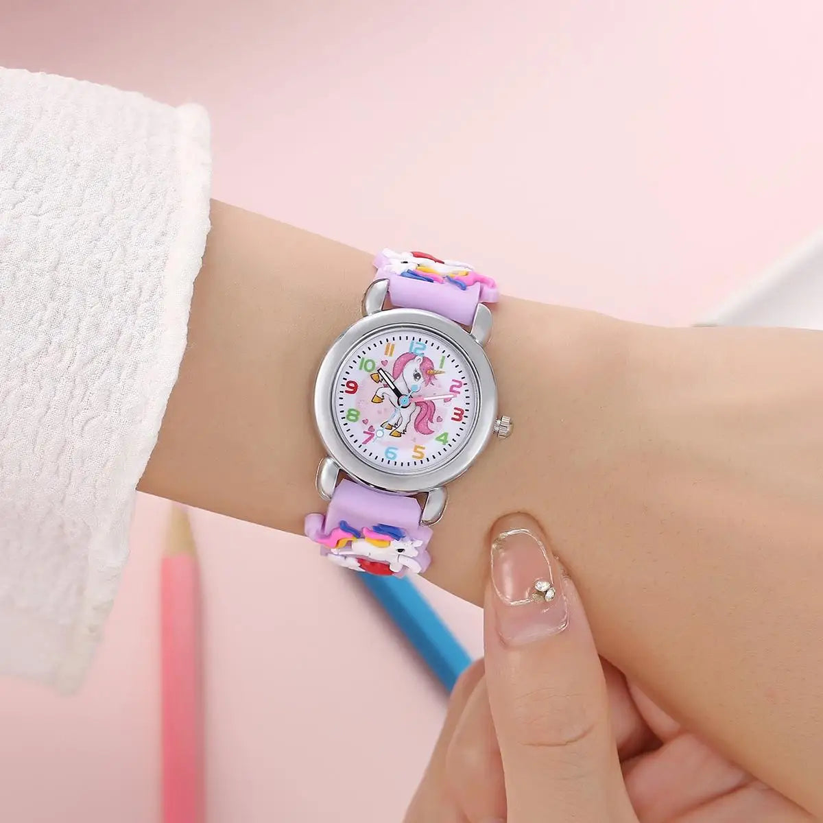 Colourful Unicorn Watch for Girls — Fun Everyday Watch [Colour Choices]