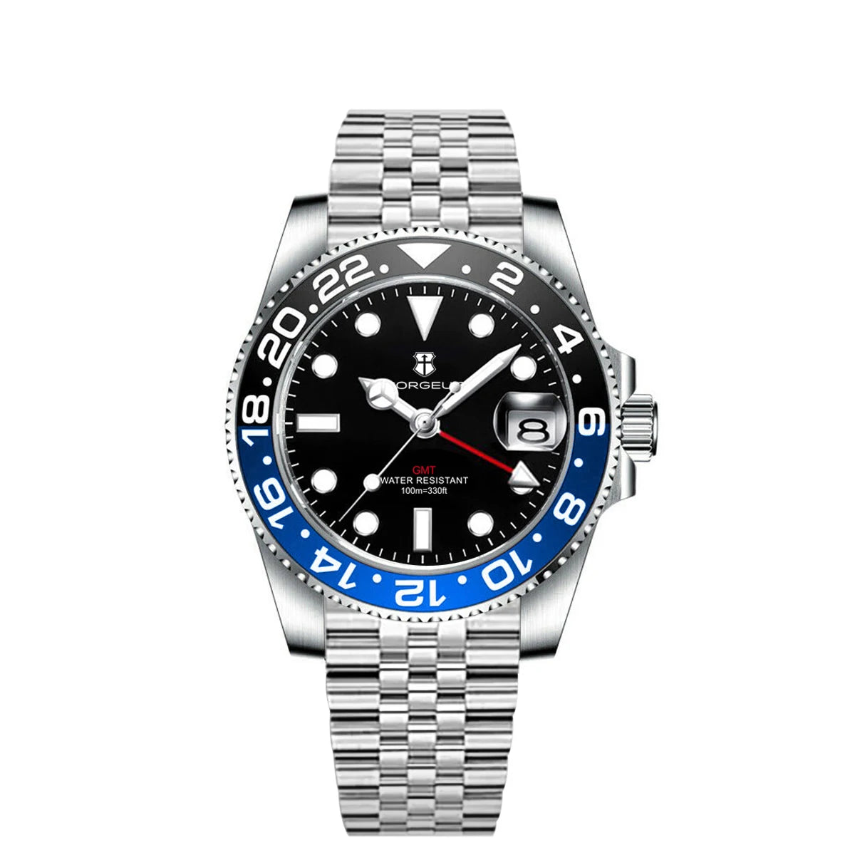 Corgeut GMT Quartz Diver Watch — Iconic Dive Watch Looks, Ceramic Bezel, Unbeatable Value [Multiple Strap & Colour Options]