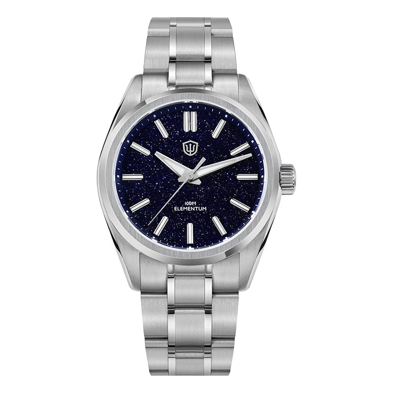 Absolutely Stunning Watchdives WD0003 — Genuine Aventurine Stone Dial, Sweep Quartz Movement, 100M Water Resistant [Multiple Dial Options]