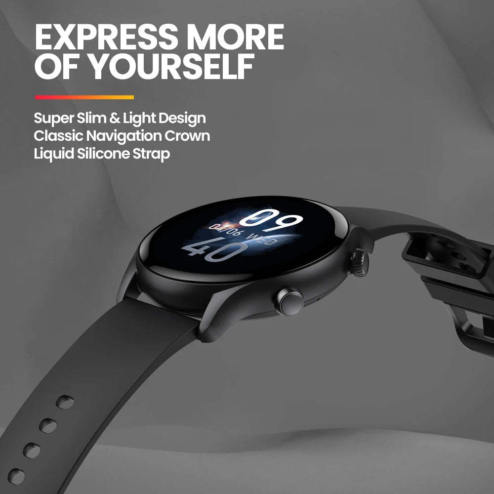 New Zeblaze Btalk 3 Plus Voice Calling Smart Watch 1.39'' Large HD Color Display Fitness Tracking Smartwatch [Colour Options]