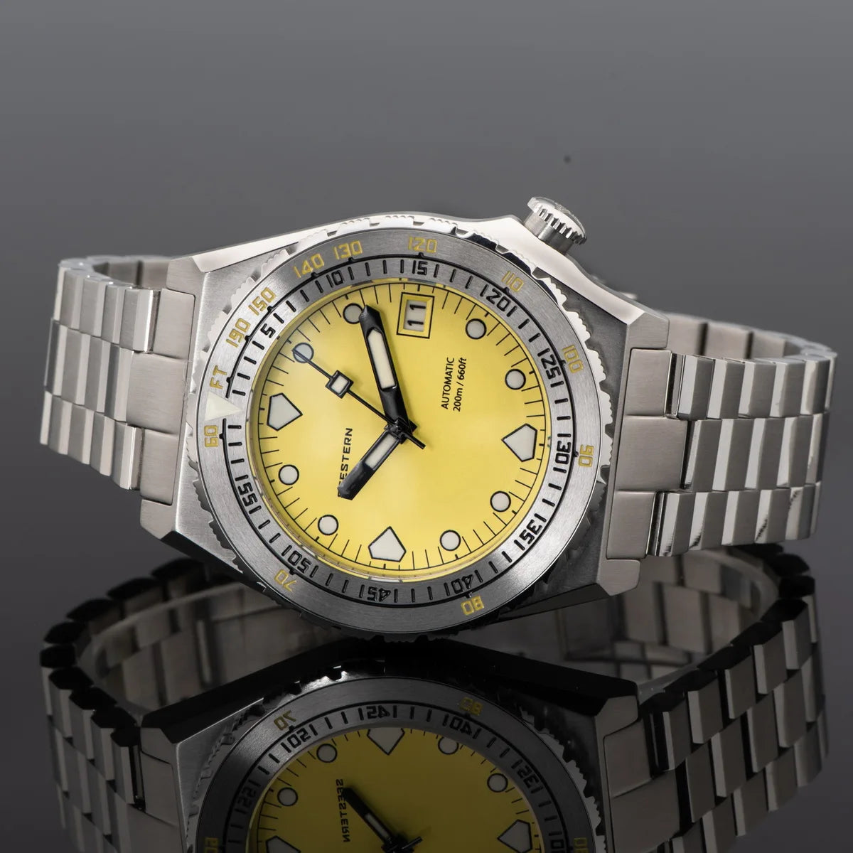 Seestern SUB600T V3 — Genuine Seiko Movement, Bright Dial Options, Ceramic Bezel, 200M Sapphire