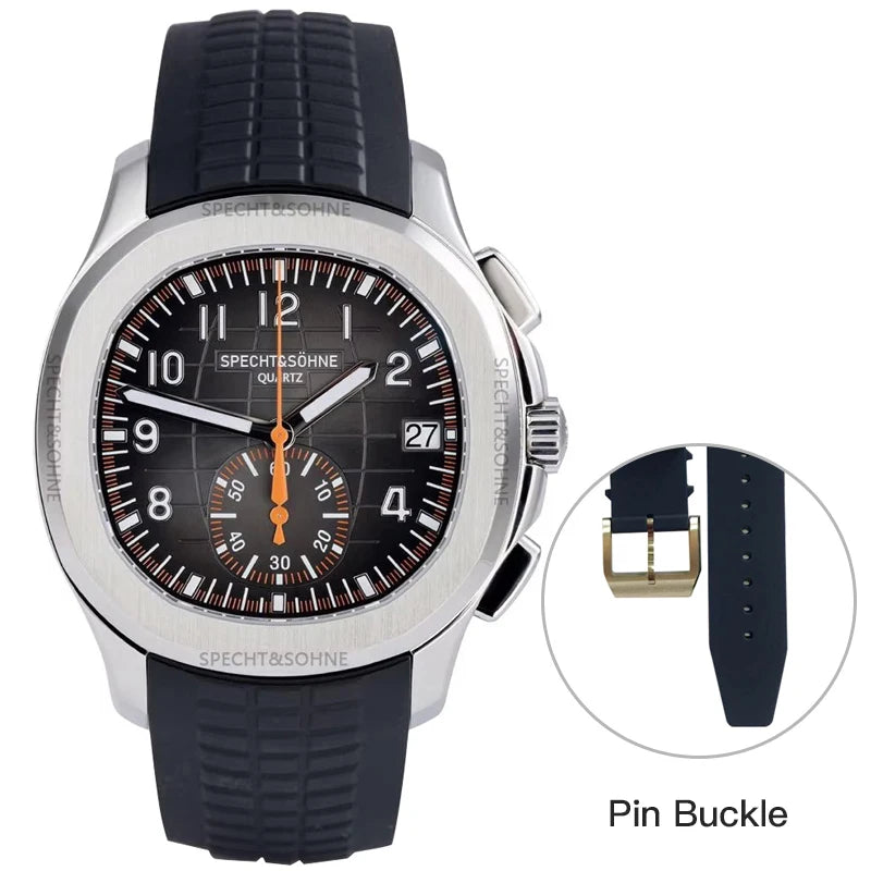 Specht & Söhne New Classic Sports Watch — Chronograph-Style Dial, 50M Waterproof [Multiple Colour Choices]