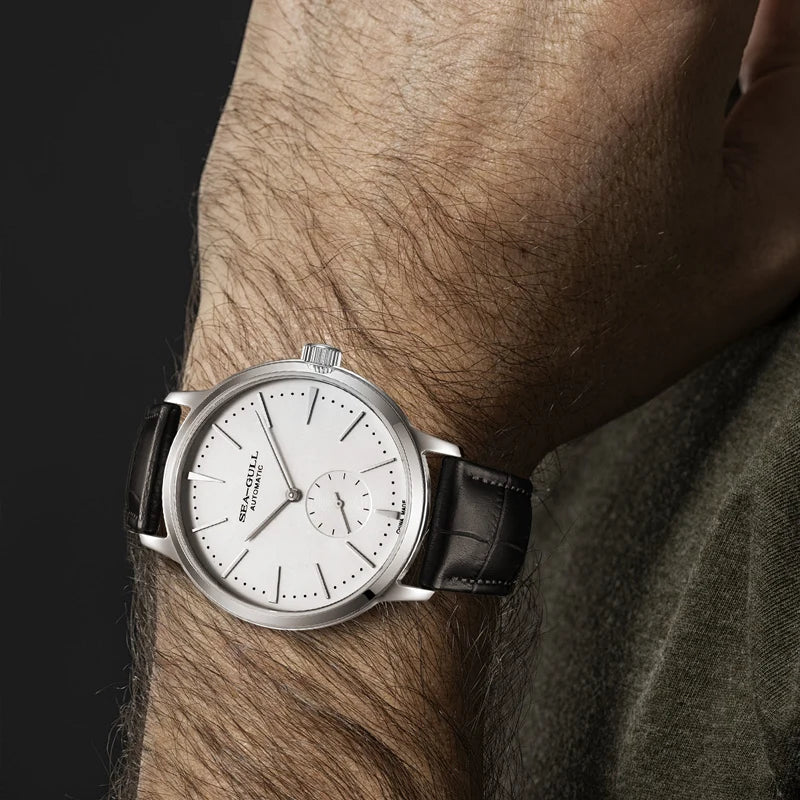 Iconinc Sea-Gull 6075 — In-House Automatic Dress Watch, Sapphire Crystal, 40mm Case