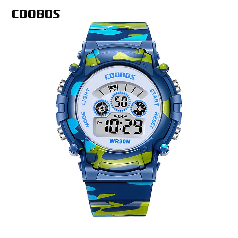 Ready for Anything — Fun Sports Digital Watch for Kids Boys & Girls [Multiple Colour Choices]