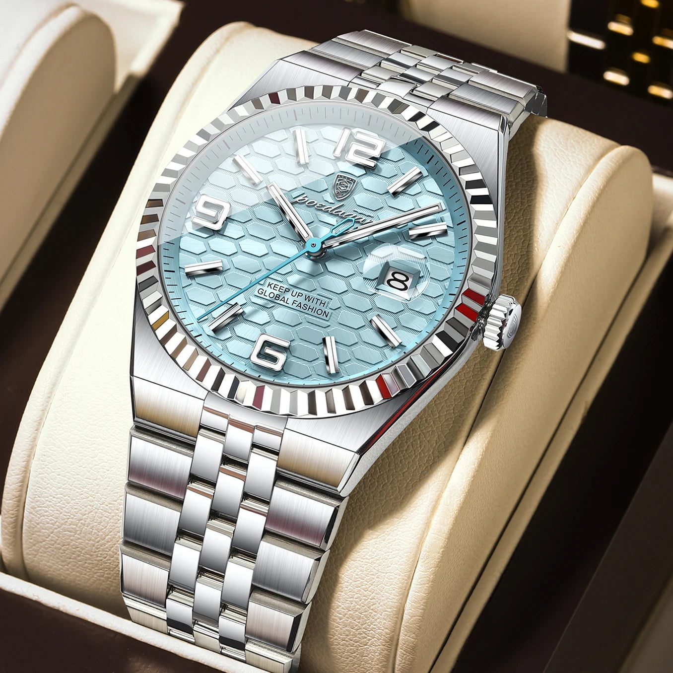 Stunning POEDAGAR Women's Watch — Crystal-Accented, Stainless Steel, Looks Far More Expensive Than Its Price [Multiple Dial & Colour Options]