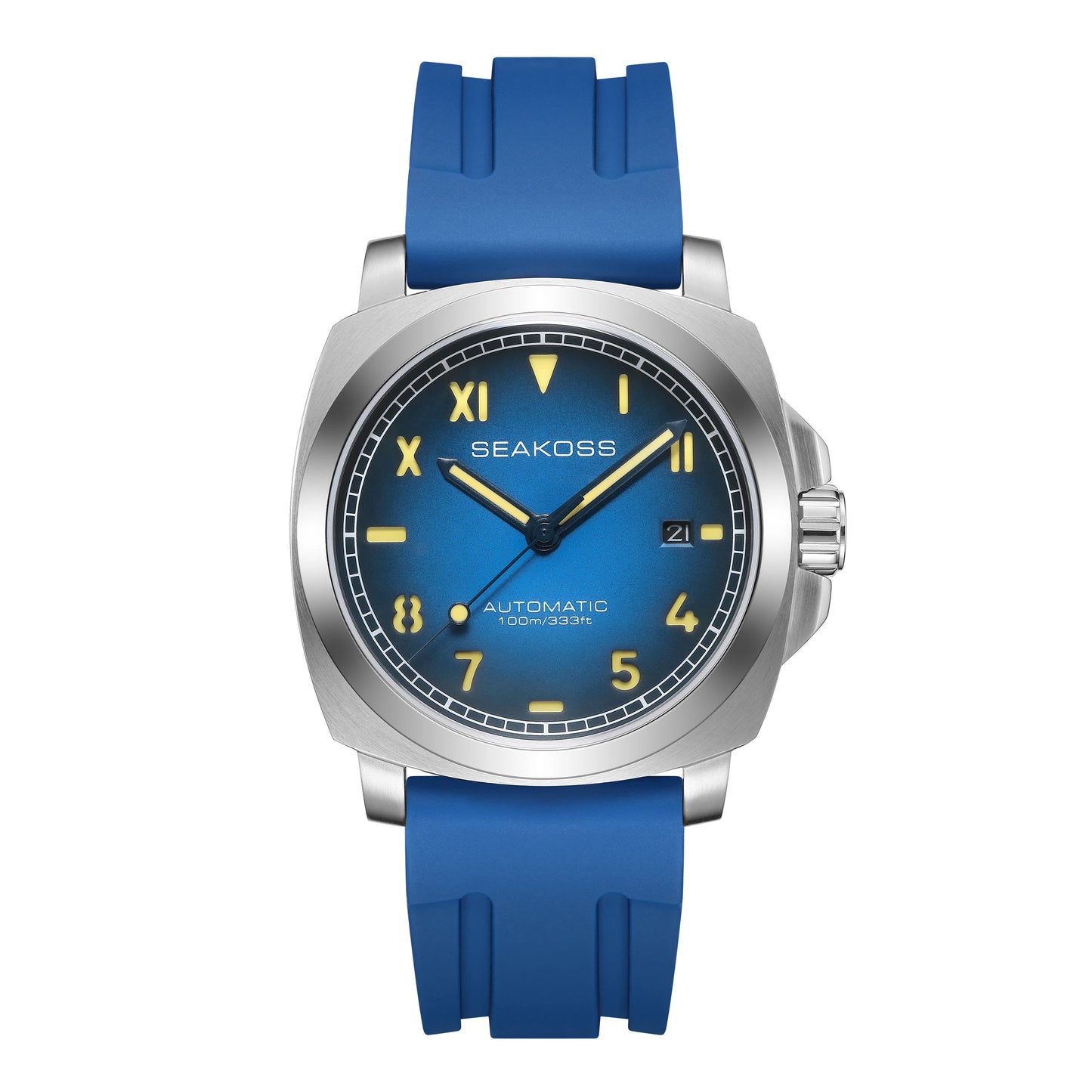 Genuine Seagull Automatic — SEAKOSS ST1612 Diver Watch, Sapphire, 100M [Colour Options]