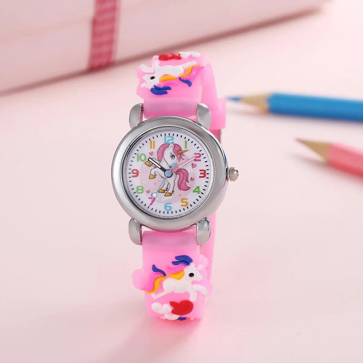 Colourful Unicorn Watch for Girls — Fun Everyday Watch [Colour Choices]