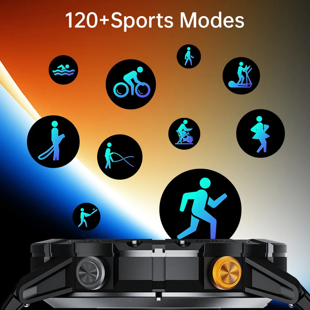 CUBOT Mens Smartwatch — Bluetooth Calling, Health & Fitness Tracking