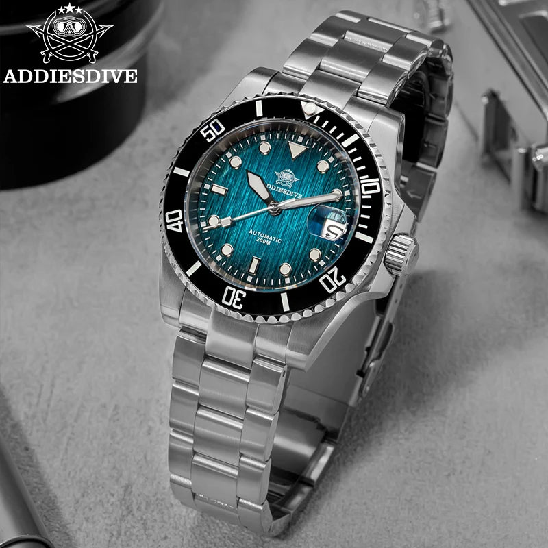 Addiesdive AD2536 — Popular Miyota Automatic Diver Watch, 200m Water Resistance [Colour Options]