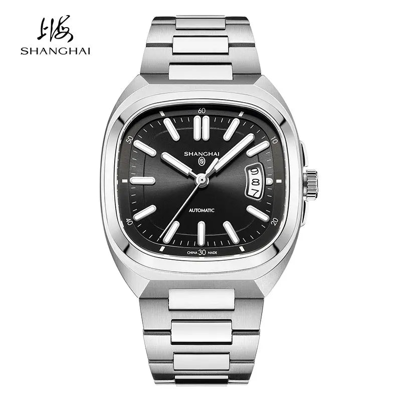 Shanghai SH018 — Vintage Square Case, One of the Best-Looking Automatics on the Market, Sapphire Crystal [Multiple Colour Options]