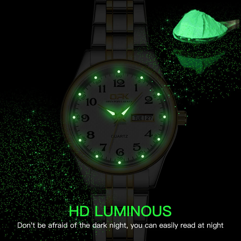 Stunning OPK 8110 — Timeless Women's Watch, Double Calendar, Perfect Everyday Gift