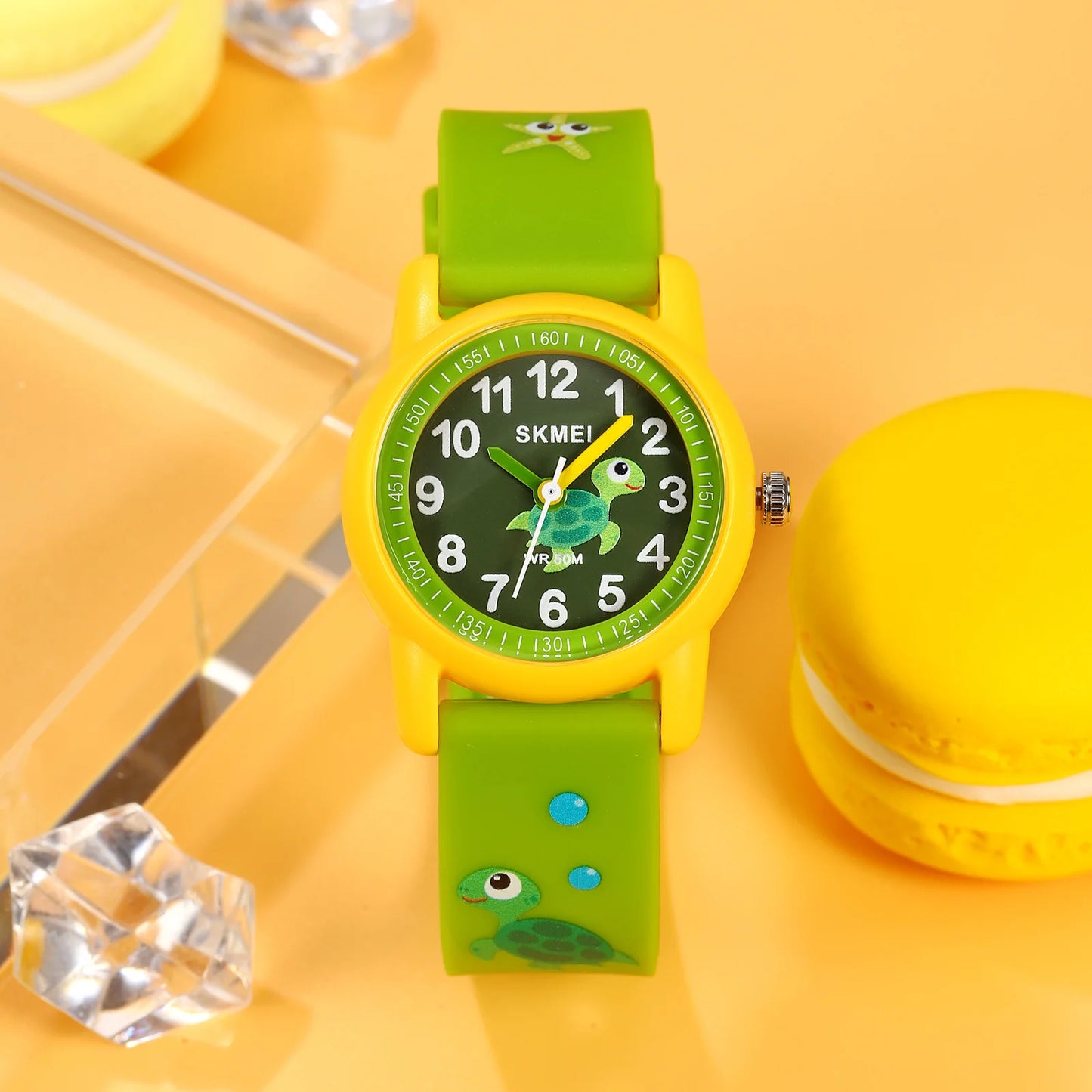 Beautiful SKMEI Kids Watch — 50m Waterproof, Boys & Girls [Colour & Cartoon Options]