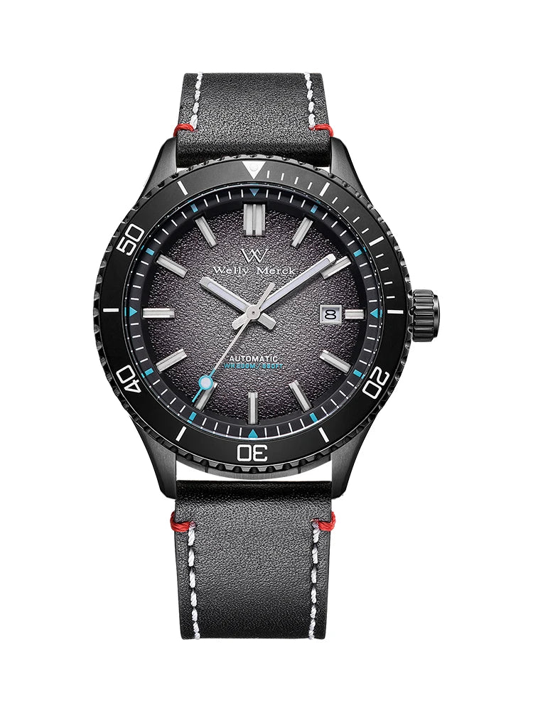 Welly Merck WM046 — Automatic Dive Watch, Miyota 8215, Sapphire Crystal, 200m Waterproof [Colour Options]