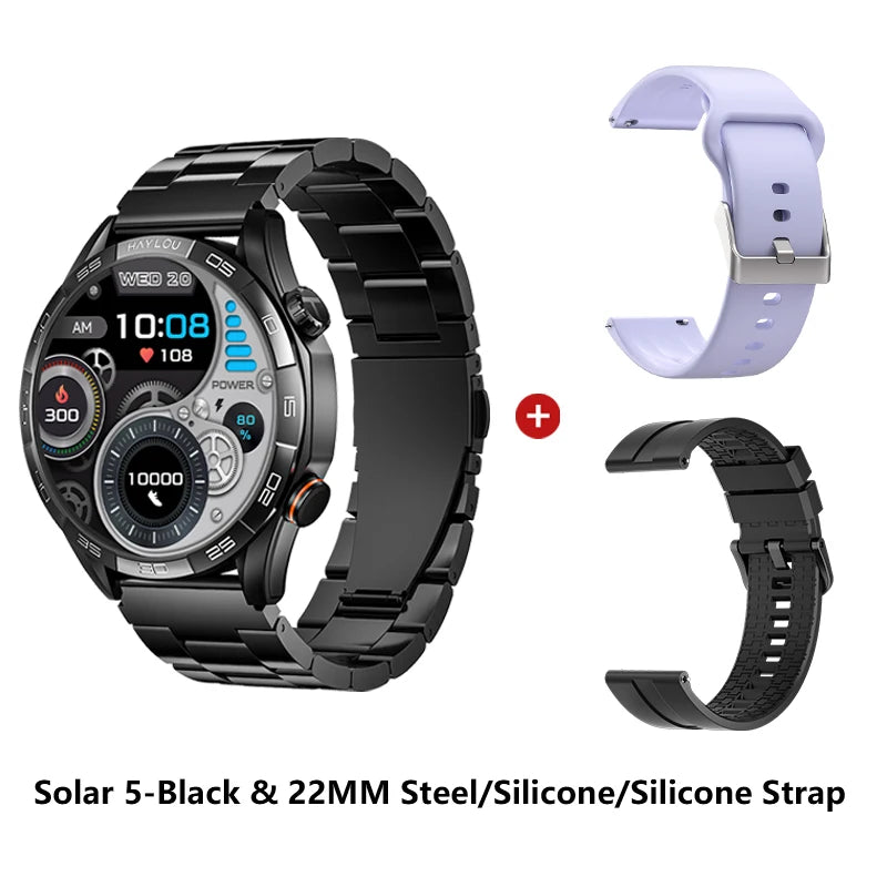 Men's AMOLED Smart Watch — Voice Calling, IP68 Waterproof, 15-Day Battery [Multiple Strap & Colour Options]