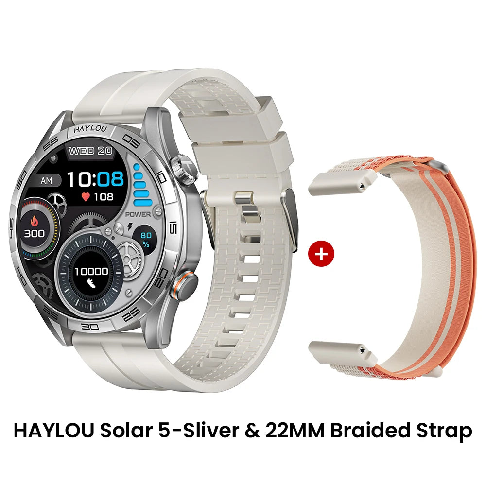 Men's AMOLED Smart Watch — Voice Calling, IP68 Waterproof, 15-Day Battery [Multiple Strap & Colour Options]
