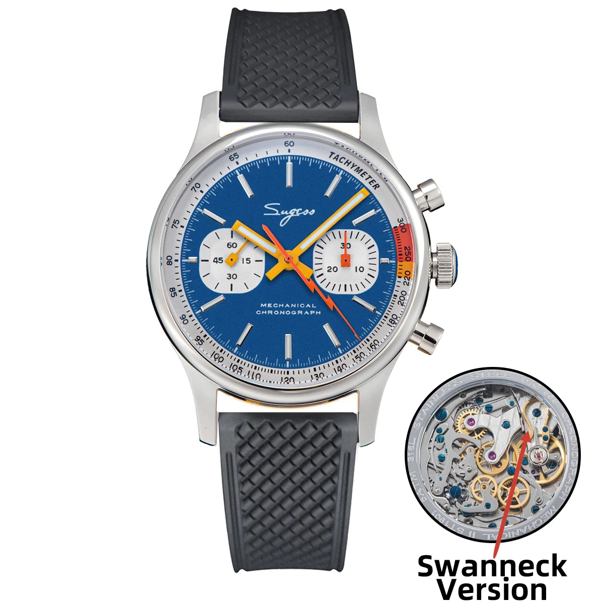 Built for the Cockpit — Sugess ST19 Swanneck Chronograph, Hand Wind, Sapphire