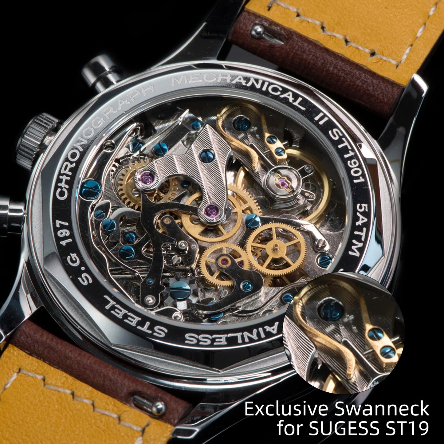 Built for the Cockpit — Sugess ST19 Swanneck Chronograph, Hand Wind, Sapphire