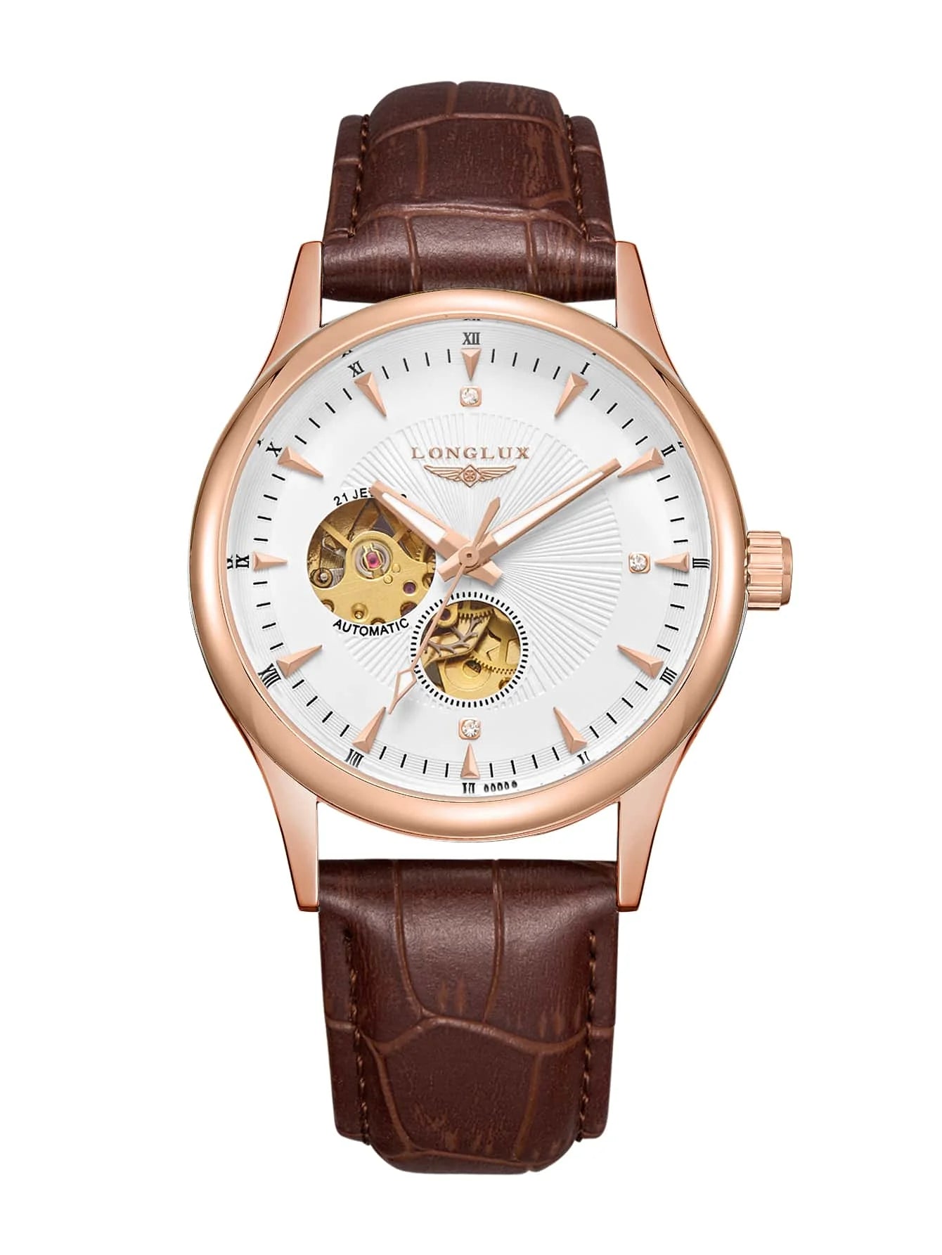 Classic Dress Watch — Automatic, Open Heart Dial, Exhibition Case Back, Roman Numerals [Colour Options]