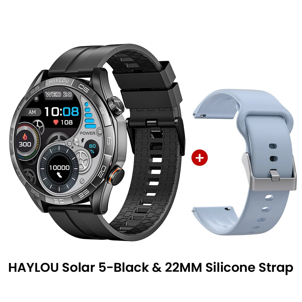 Men's AMOLED Smart Watch — Voice Calling, IP68 Waterproof, 15-Day Battery [Multiple Strap & Colour Options]