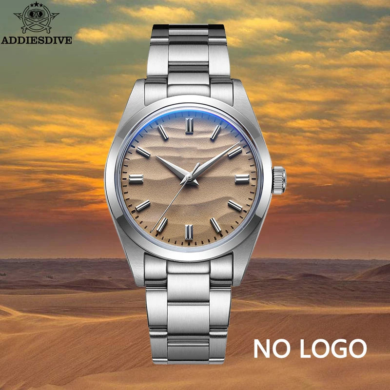 Sand Dial, Beautiful and Trending — ADDIESDIVE AD2030 Quartz Diver, 100M, [Colour and Dial Options]