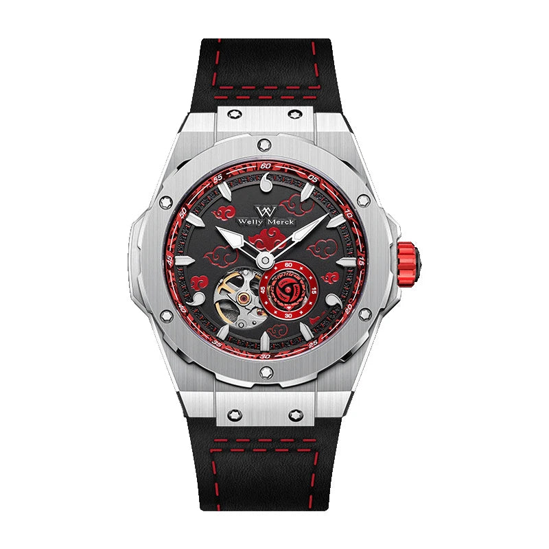 WM Watch Automatic Miyota 8215 — Japanese Automatic Movement, Stainless Steel Case & Leather Band, Sapphire Crystal, 100m Water Resistance, Limited Edition {Colour & Strap Choices]