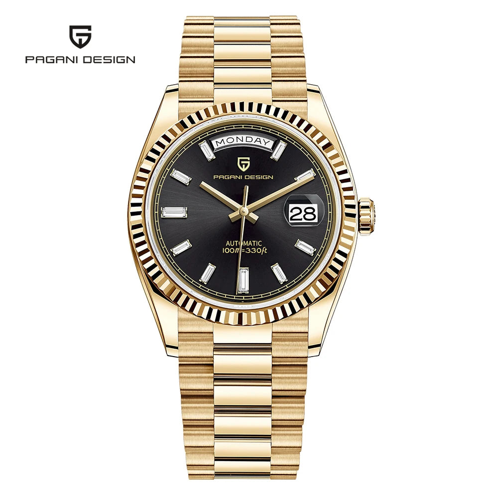 2026 New  DD36 Men'S Watches Gold Luxury Automatic Watch Men Mechanical Wristwatch Man Waterproof AR Sapphire Date