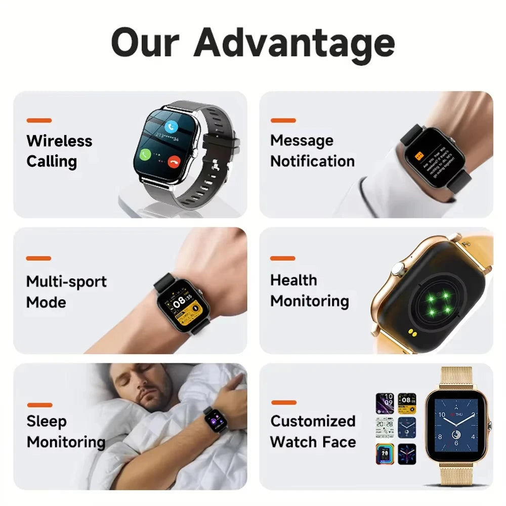 2026 New Y13 Pro Max Smart Watch Gift Full Touch Screen Sports Fitness Watch Bluetooth Talk Digital Smartwatch